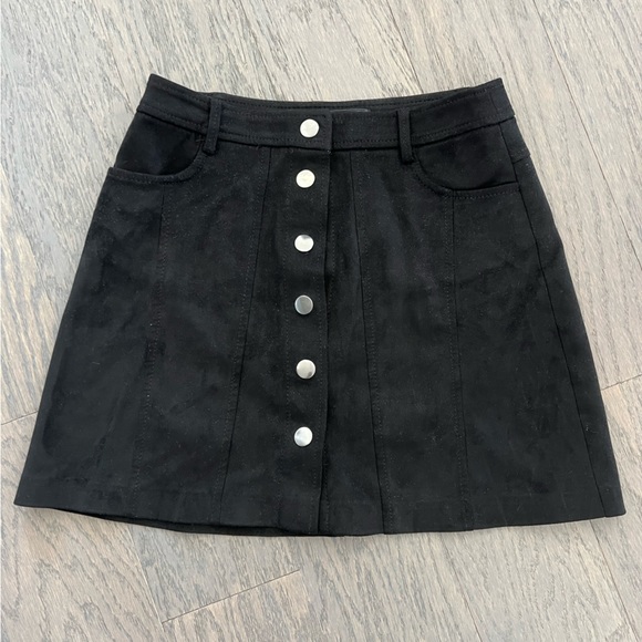 Zara Velvet Skirt - Picture 1 of 3
